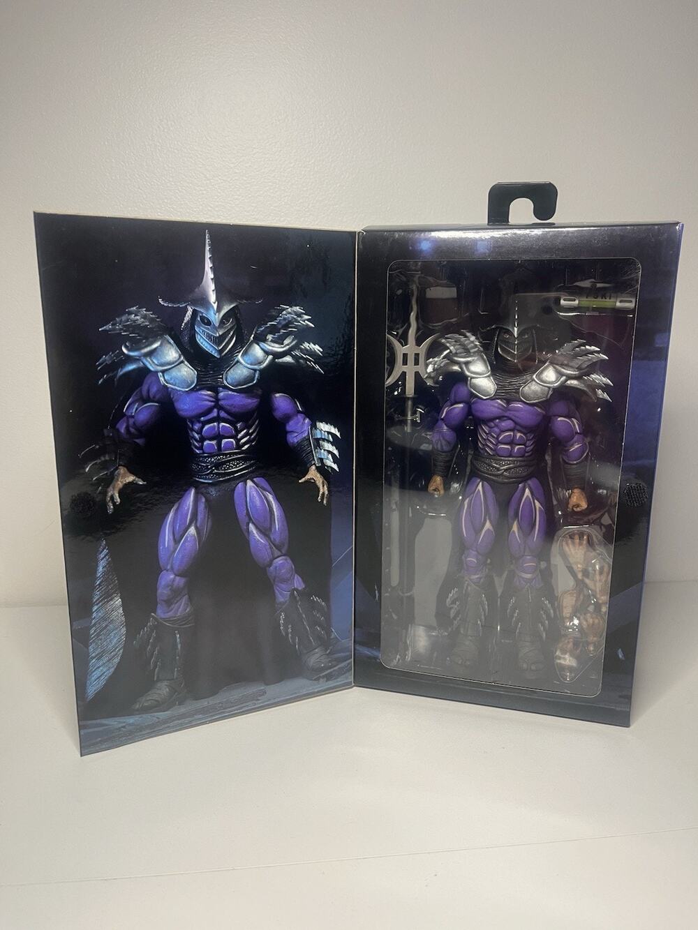 NECA Teenage Mutant Ninja Turtles II Secret of the Ooze SUPER SHREDDER NIB Open